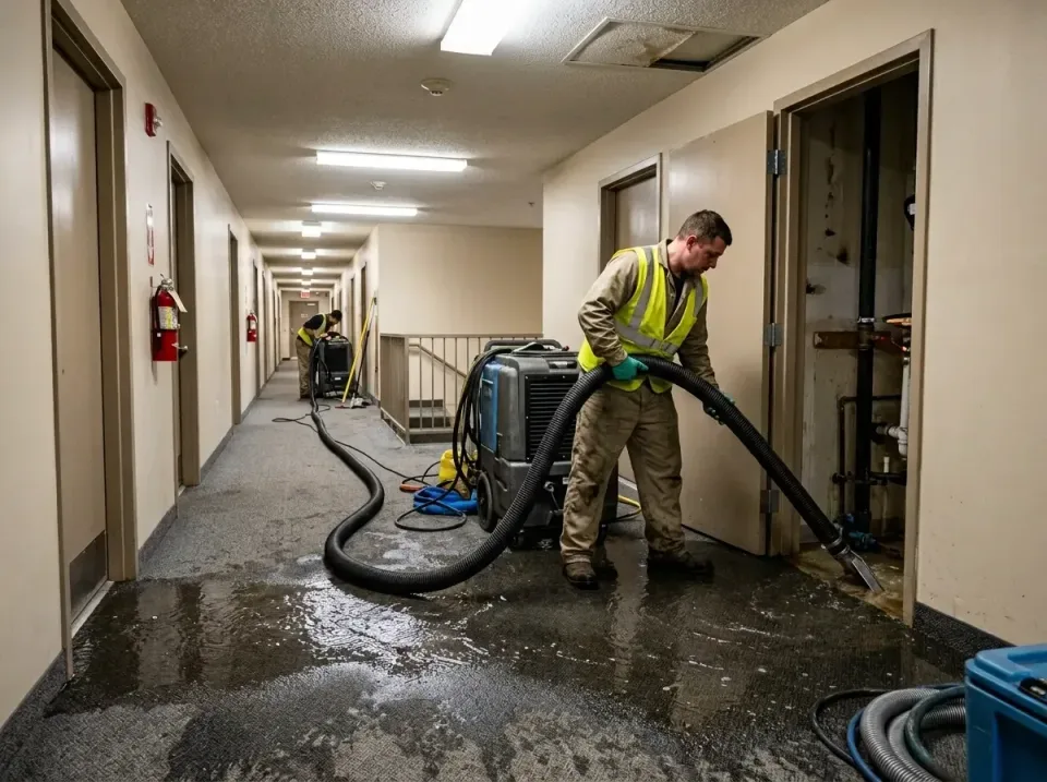 multi-unit-apartment-hallway-f-005 — frequently asked questions, Emergency Burst Pipe Water Extraction & Removal in Saint Da…